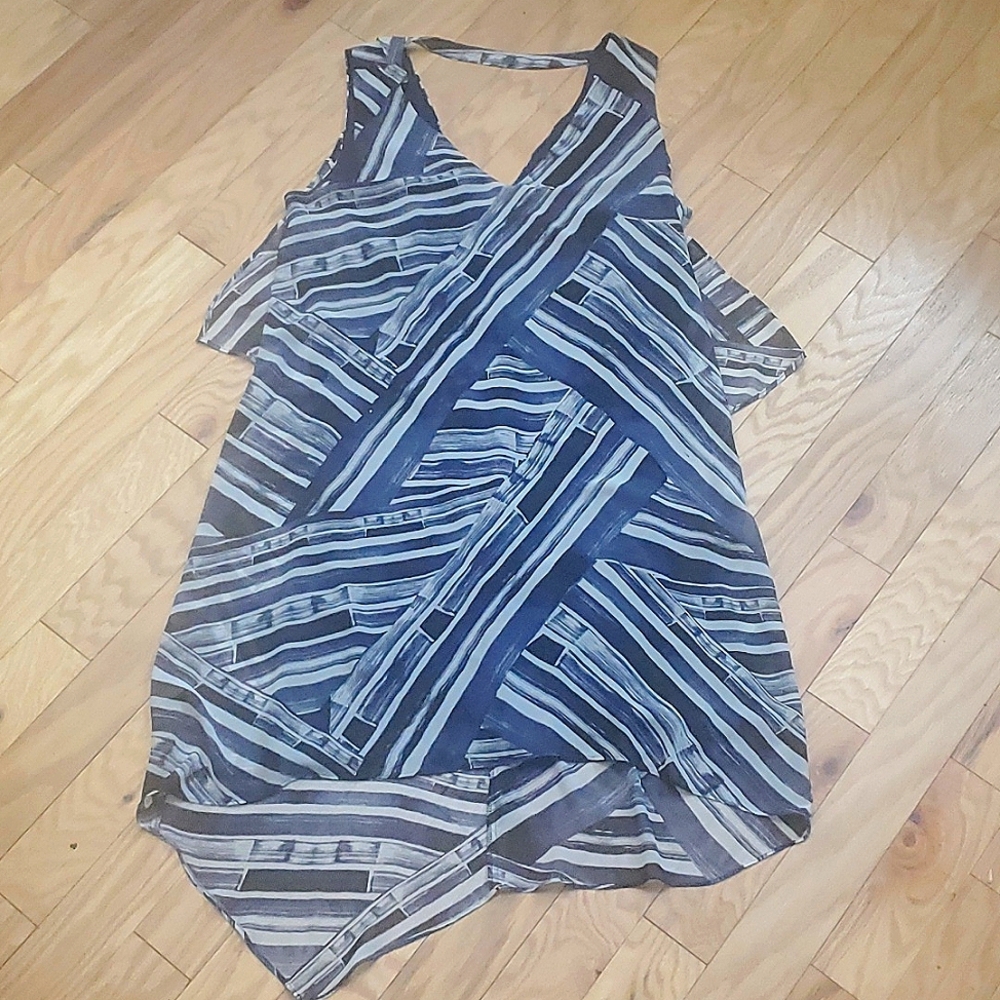 SIZE 16 DANA BUCHMAN CHIFFON DRESS
